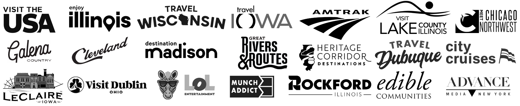 Brand partners and tourism clients How We See It has produced travel and lifestyle content for.