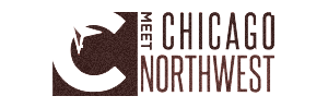 Official logo of Meet Chicago Northwest, representing tourism and travel in Chicago Northwest, Illinois, featured for travel UGC content and portfolio use